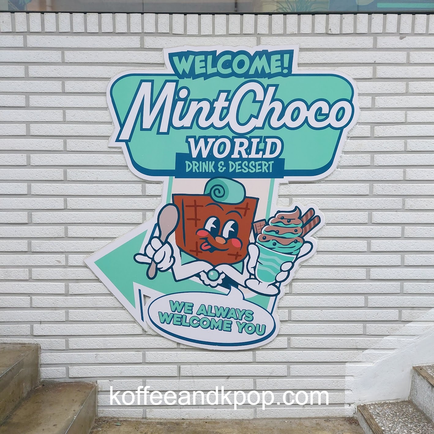 Cafe Review: Mint Choco World, Yeonnam-Dong – Koffee & Kpop