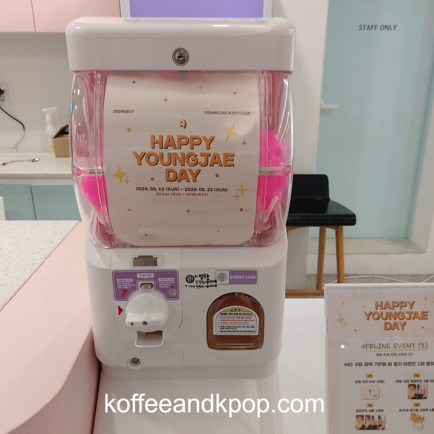 Got7's Youngjae Birthday Cafe 2024 – Koffee & Kpop